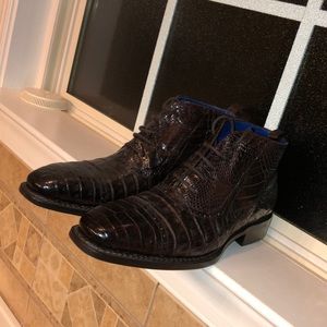 Mezlan Serra Crocodile Boot